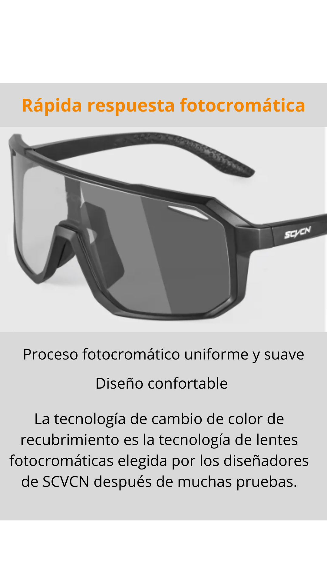 Kit Gafas Diamante Fotocromaticas Negras